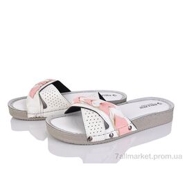 Фотография Шлепки женские облегченные Лето Ш01-1 (11152) (6 пар р.37-42) "Obuvok" недорого оптом от прямого поставщика