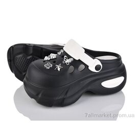 Крокси жіночі літні Літо 24506-361B (8 пар р.36-41) "Luck Line" недорого оптом від прямого постачальника