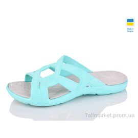 Шльопанці жіночі полегшені Літо Баришня м'ята (8 пар р.36-41) "Inblue" недорого оптом від прямого постачальника