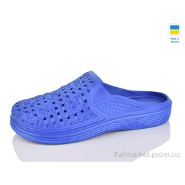 Шльопанці жіночі полегшені Літо SV027 синій (6 пар р.36-41) "Inblue" недорого оптом від прямого постачальника