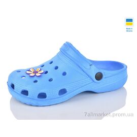 Фотография Кроксы женские летние Лето SV018 блакитний (6 пар р.36-41) "Inblue" недорого оптом от прямого поставщика