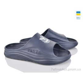 Фотография Шлепки мужские пляжные Лето Верта 1001 синій (6 пар р.40-45) "Inblue" недорого оптом от прямого поставщика
