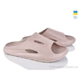 Шльопанці чоловічі пляжні Літо F730 бежевий (5 пар р.41-45) "Inblue" недорого оптом від прямого постачальника