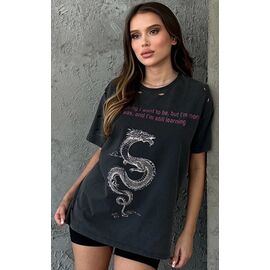 футболка жіноча M58 black р.S-L "Major" недорого оптом від прямого постачальника