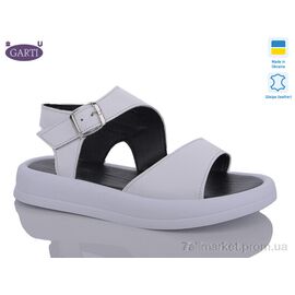 Босоніжки жіночі літні Літо 0138 біла шкіра-old (6 пар р.36-40) "Garti" недорого оптом від прямого постачальника
