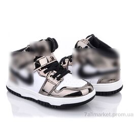 Кросівки дитячі модні Весна/осінь Y80-0330B gun (6 пар р.32-37) "Violeta" недорого оптом від прямого постачальника