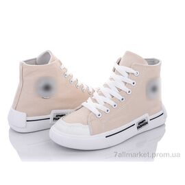 Фотография Кроссовки женские модные Весна/осень 177-26 beige-white (8 пар р.36-41) "Violeta" недорого оптом от прямого поставщика