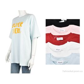 Фотография Футболка женская Лето 4064-1208-13 mix (5 шт. р.сетка One size) "Мир" недорого оптом от прямого поставщика