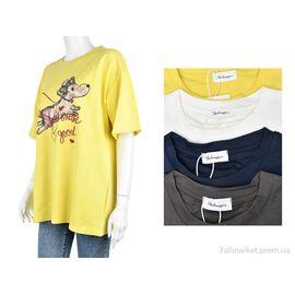 Фотография Футболка женская Лето 4064-1207 mix (5 шт. р.сетка One size) "Мир" недорого оптом от прямого поставщика