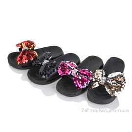 Фотография Шлепки детские летние Лето 123-10 mix (24 пар р.30-35) "Lion-Lu" недорого оптом от прямого поставщика