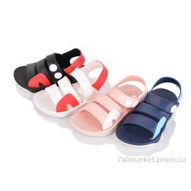 Босоніжки дитячі літні Літо 8023-1 mix (24 пар р.19-23) "Lion-Lu" недорого оптом від прямого постачальника