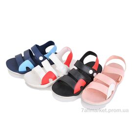 Босоніжки дитячі літні Літо 8023-3 mix (24 пар р.30-35) "Lion-Lu" недорого оптом від прямого постачальника