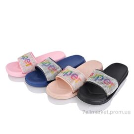 Шльопанці жіночі полегшені Літо 123-6 mix (24 пар р.36-41) "Lion-Lu" недорого оптом від прямого постачальника