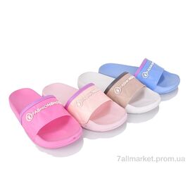 Шльопанці жіночі полегшені Літо 2021 mix (24 пар р.36-41) "Lion-Lu" недорого оптом від прямого постачальника