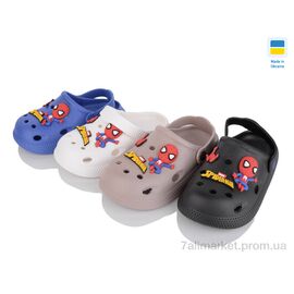 Крокси дитячі літні Літо 351-10 mix (12 пар р.30-35) "M&L  Alex13" недорого оптом від прямого постачальника