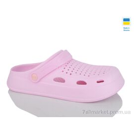 Крокси жіночі літні Літо Сабо 8 рожевий (6 пар р.36-41) "Inblue" недорого оптом від прямого постачальника