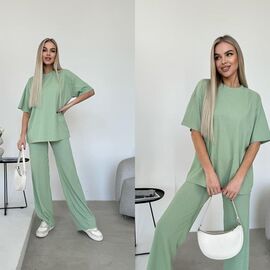 Фотография Костюм женский 2119 mint р.42-52 "LINDA" недорого оптом от прямого поставщика