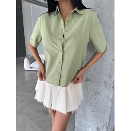 Фотография Рубашка женская летняя 8351 mint р.S-L "SHEPARIS" недорого оптом от прямого поставщика