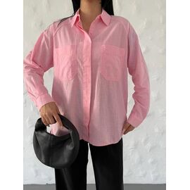 Фотография Рубашка женская 8361 pink р.S-L "SHEPARIS" недорого оптом от прямого поставщика