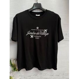 Фотография Футболка женская 8386 black р.S-L "SHEPARIS" недорого оптом от прямого поставщика