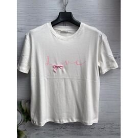 Фотография Футболка женская 8390 white р.S-L "SHEPARIS" недорого оптом от прямого поставщика