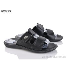 Шльопанці чоловічі пляжні Літо 2403 (6 пар р.40-45) "Spencer" недорого оптом від прямого постачальника