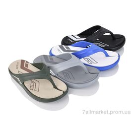 Шльопанці дитячі літні Літо B454A mix (12 пар р.36-41) "Elmob" недорого оптом від прямого постачальника
