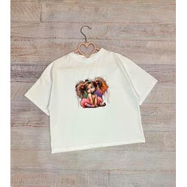 Фотография Футболка детская на девочку LM33 white р.134-158 "LIMA SPORT" недорого оптом от прямого поставщика