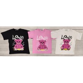 футболка дитяча на дівчинку YT4562 black р.9-13 "Annet" недорого оптом від прямого постачальника