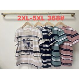 футболка жіноча 368 mint р.2XL-5XL "Believe" недорого оптом від прямого постачальника