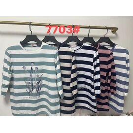 футболка жіноча 7703 mint р.2XL-5XL "Believe" недорого оптом від прямого постачальника