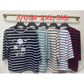 футболка жіноча 7709 white р.2XL-5XL "Believe" недорого оптом від прямого постачальника