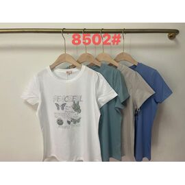 Фотография Футболка женская 8502 mix р.one size "Believe" недорого оптом от прямого поставщика