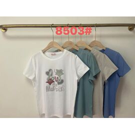 Фотография Футболка женская 8503 mix р.one size "Believe" недорого оптом от прямого поставщика