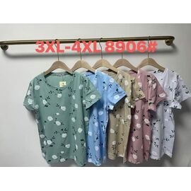 футболка жіноча 8906 mix р.3XL-4XL "Believe" недорого оптом від прямого постачальника