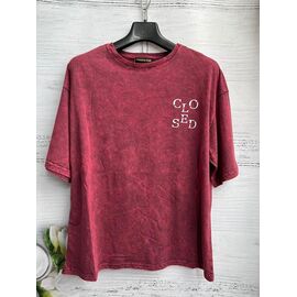 Фотография Футболка женская 8431 wine р.one size "SHEPARIS" недорого оптом от прямого поставщика