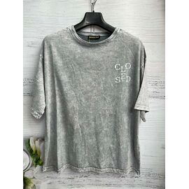 Фотография Футболка женская 8432 grey р.one size "SHEPARIS" недорого оптом от прямого поставщика