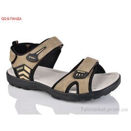 Сандалії чоловічі літні Літо F19-3 (8 пар р.41-46) "QQ&Панда" недорого оптом від прямого постачальника