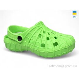 Фотография Кроксы детские летние Лето SV16 зелений (6 пар р.28-33) "Inblue" недорого оптом от прямого поставщика