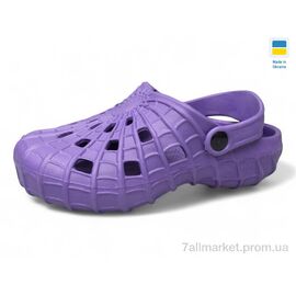 Фотография Кроксы детские летние Лето SV16 фіолетовий (6 пар р.28-33) "Inblue" недорого оптом от прямого поставщика