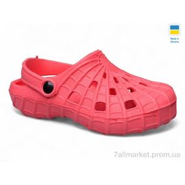 Фотография Кроксы детские летние Лето SV16 червоний (6 пар р.28-33) "Inblue" недорого оптом от прямого поставщика