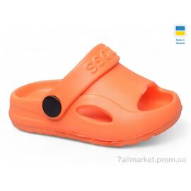 Фотография Шлепки детские летние Лето H8 помаранчевий (6 пар р.18-23) "Inblue" недорого оптом от прямого поставщика