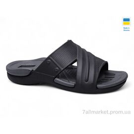 Фотография Шлепки детские летние Лето ПП16 чорно-сірий (8 пар р.36-41) "Inblue" недорого оптом от прямого поставщика