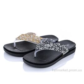 Фотография Шлепки женские облегченные Лето 125-3 mix (24 пар р.37-41) "Obuvok" недорого оптом от прямого поставщика