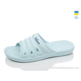 Шльопанці жіночі полегшені Літо DS66 св.бірюза (8 пар р.36-41) "Inblue" недорого оптом від прямого постачальника