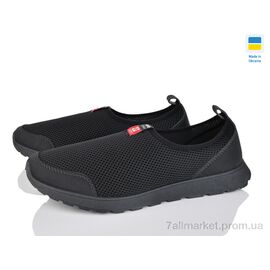 Кросівки чоловічі модні Літо 7-3103 чорний (8 пар р.40-45) "Paolla" недорого оптом від прямого постачальника