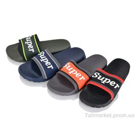Фотография Шлепки мужские пляжные Лето 907-28 mix (6) (6 пар р.40-45) "Alex" недорого оптом от прямого поставщика