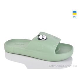 Фотография Шлепки женские облегченные Лето Олімп Ж109 авокадо (8 пар р.37-40) "Progress" недорого оптом от прямого поставщика
