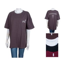 Фотография Футболка женская 4064-8212 mix р.one size "BIG clothes" недорого оптом от прямого поставщика