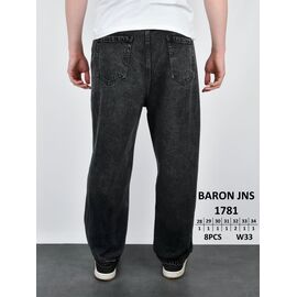Джинси чоловічі 1781 black р.28-34 "God Baron" недорого оптом від прямого постачальника